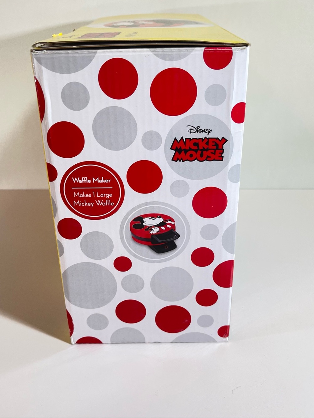 Disney Mickey Mouse 7.5 Inch Single Waffle Maker NIB Kitchen DCM12 Nonstick - Picture 4 of 10